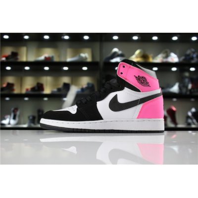 Nike Air Jordan 1 High Og Siyah / Pembe Basketbol Ayakkabısı Türkiye - YLM2XTXG